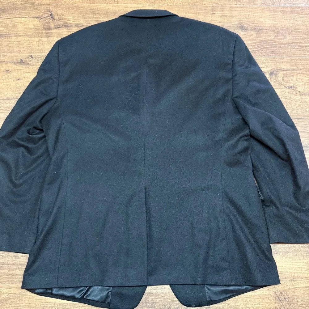 Jos A Bank Blazer Mens 48R Black 100% Cashmere Sport Coat‎ Jacket Formal Classic